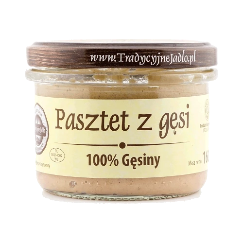 Pasztet z gęsi 100% naturalny 160g od Tradycyjne Jadło — premium pasztet świąteczny