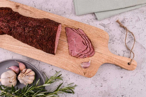 Pastrami z ligawy wołowej – w plastrach, naturalna wędlina premium