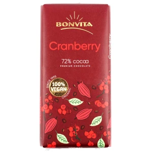 Czekoalda gorzka z żurawiną bio 100g