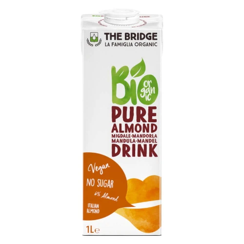 Napój Migdałowy 6% 1L - The Bridge, ekologiczny, bezglutenowy, wegański
