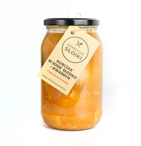 Kurczak w sosie słodko‑kwaśnym 540 ml – Zakręcone Słoiki