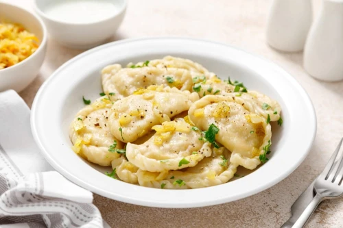 Pierogi ruskie – gotowe danie 500g z ziemniakami i twarogiem