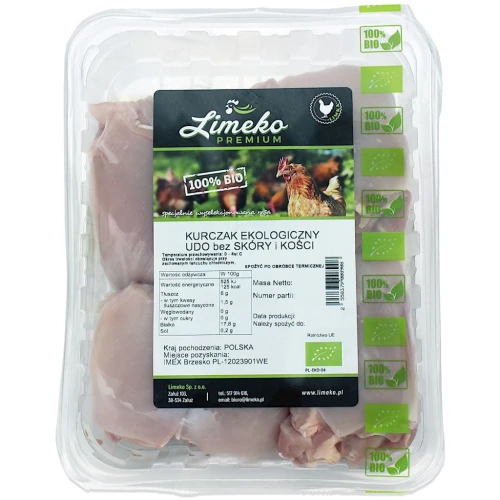 Udziec z kurczaka BIO Limeko bez skóry i kości – 500 g