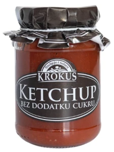 Ketchup bez cukru 180g Krokus