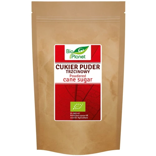 Cukier puder trzcinowy BIO 300 g w opakowaniu