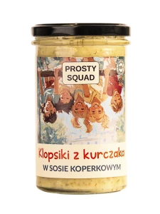 Klopsiki z kurczaka w sosie koperkowym 460g
