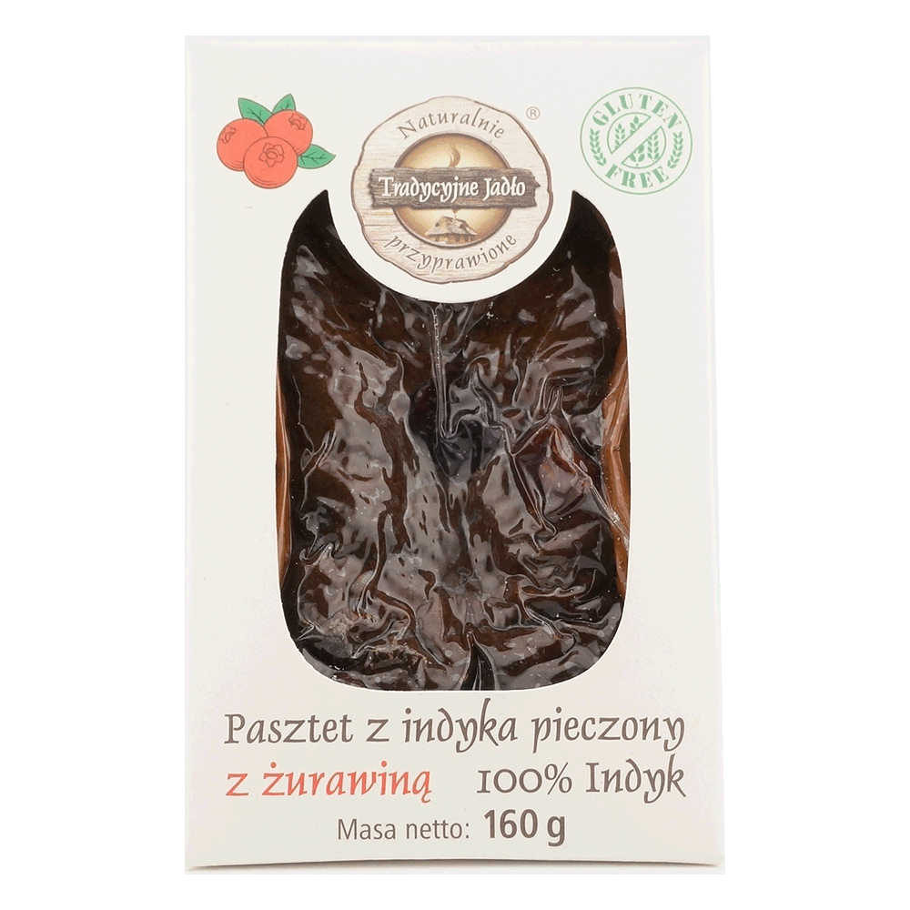 Pasztet z indyka pieczony z żurawiną w słoiku