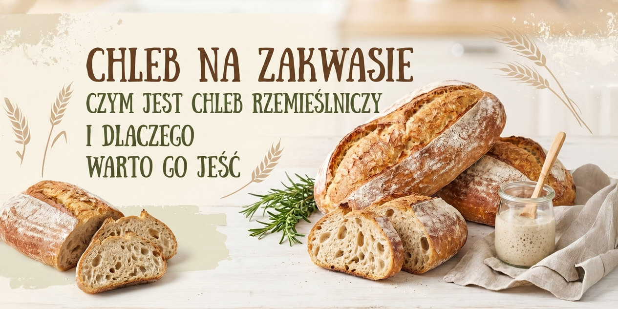Chleb na zakwasie — czym jest pieczywo rzemieślnicze i dlaczego warto je jeść